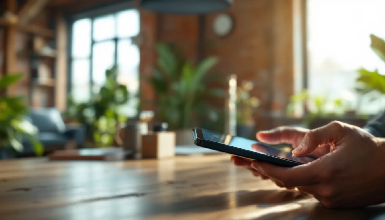 How To Choose A Courier For Business Deliveries — A courier driver hands a digital signature tablet to a smiling office manager in How To Choose A Courier For Business Deliveries — A courier driver hands a digital signature tablet to a smiling office manager in